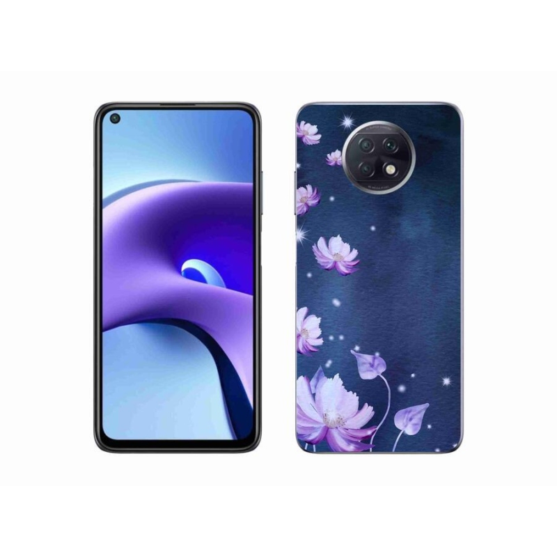 Gélový obal mmCase na mobil Xiaomi Redmi Note 9T 5G - padajúce kvety