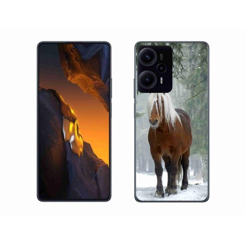 Gélový obal mmCase na Xiaomi Poco F5 - kôň v lese