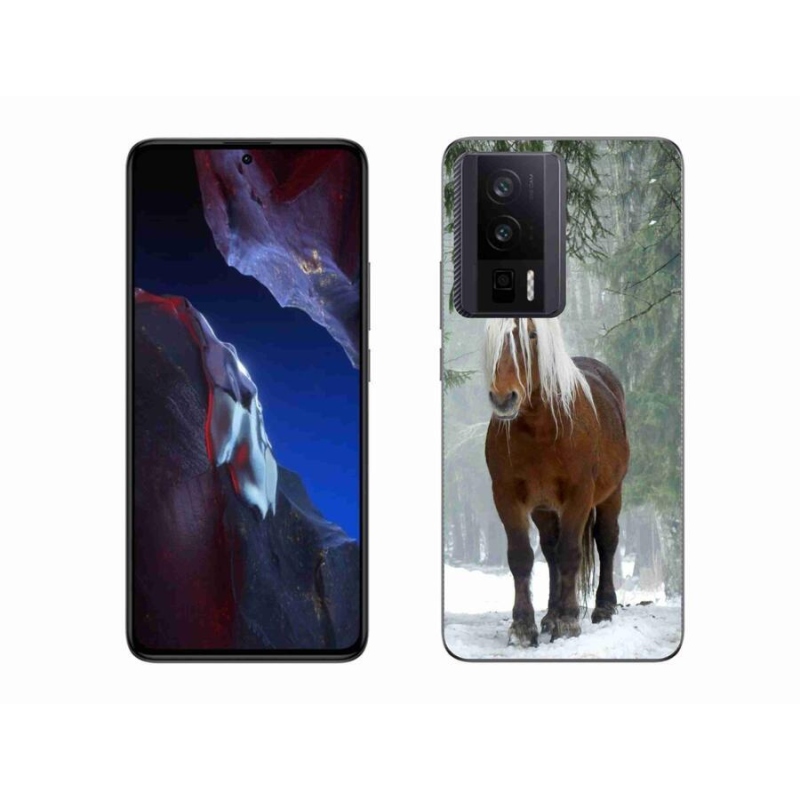 Gélový obal mmCase na Xiaomi Poco F5 Pro - kôň v lese