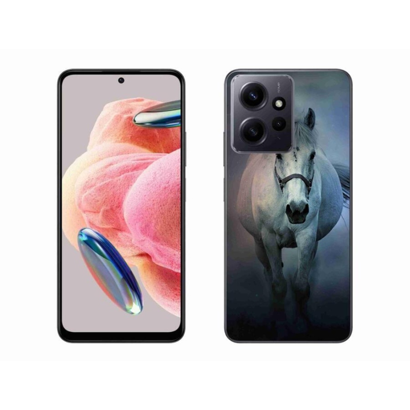 Gélový obal mmCase na Xiaomi Redmi Note 12 4G - bežiaci biely kôň