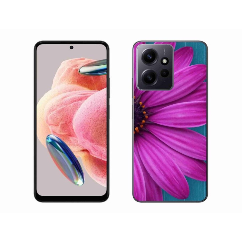 Gélový obal mmCase na Xiaomi Redmi Note 12 4G - fialová margaréta