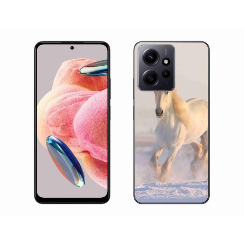 Gélový obal mmCase na Xiaomi Redmi Note 12 4G - kôň v snehu
