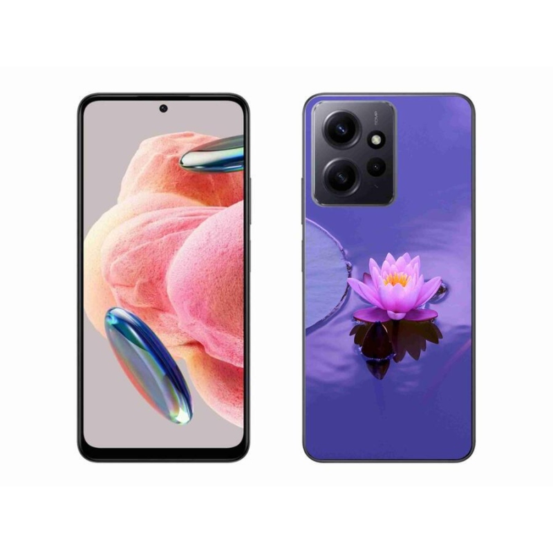 Gélový obal mmCase na Xiaomi Redmi Note 12 4G - kvet na hladine