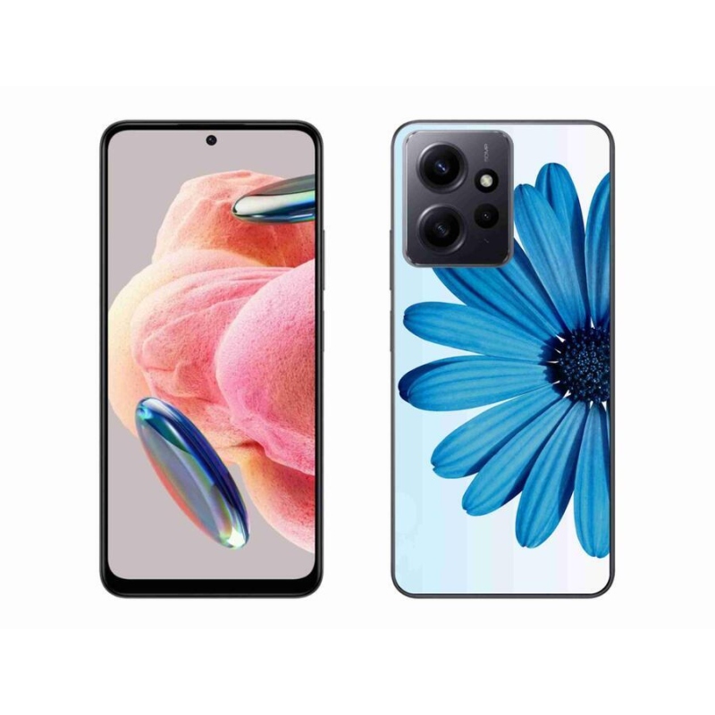 Gélový obal mmCase na Xiaomi Redmi Note 12 4G - modrá margaréta