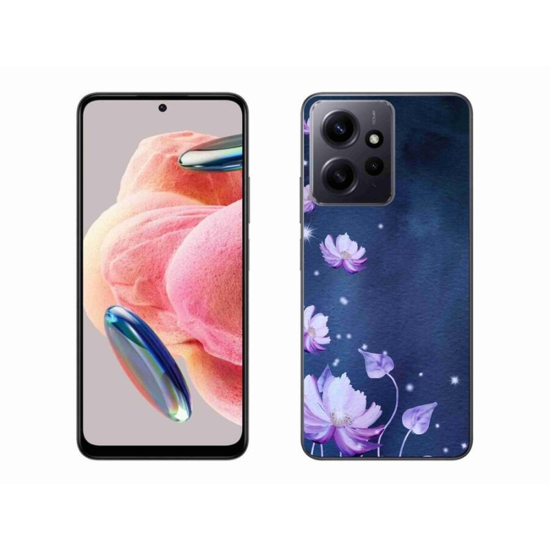 Gélový obal mmCase na Xiaomi Redmi Note 12 4G - padajúce kvety