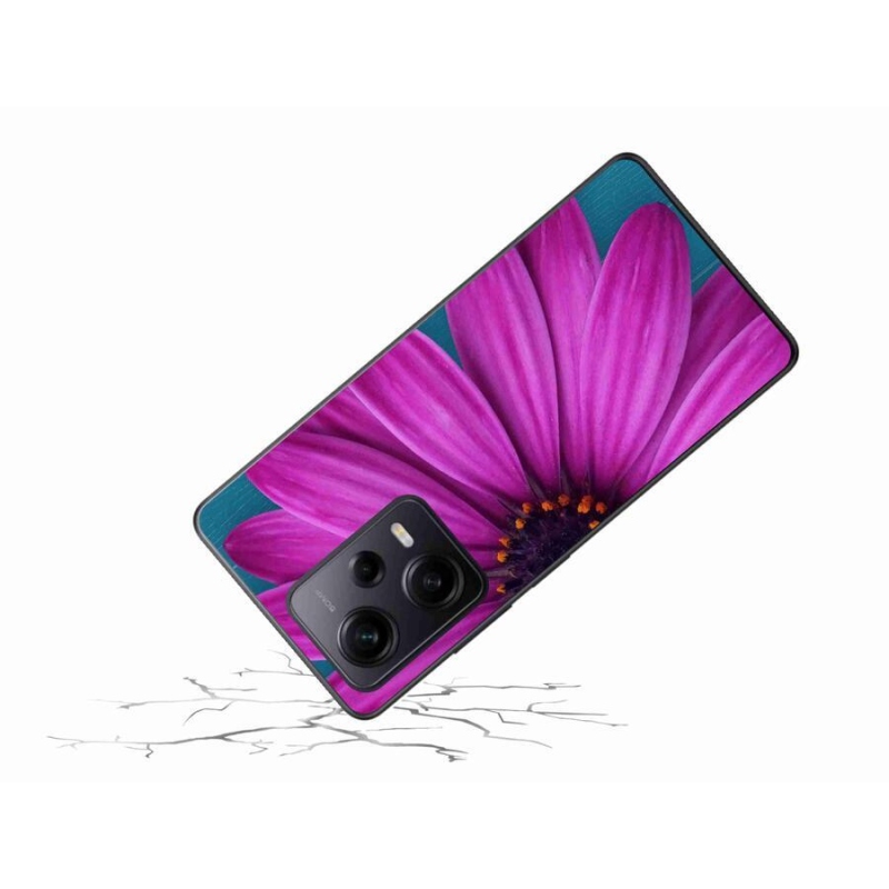 Gélový obal mmCase na Xiaomi Redmi Note 12 Pro+ 5G - fialová margaréta