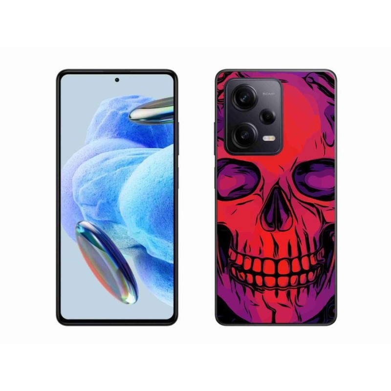 Gélový obal mmCase na Xiaomi Redmi Note 12 Pro+ 5G - lebka