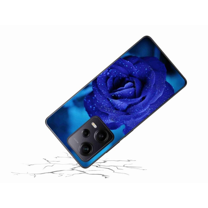 Gélový obal mmCase na Xiaomi Redmi Note 12 Pro+ 5G - modrá ruža