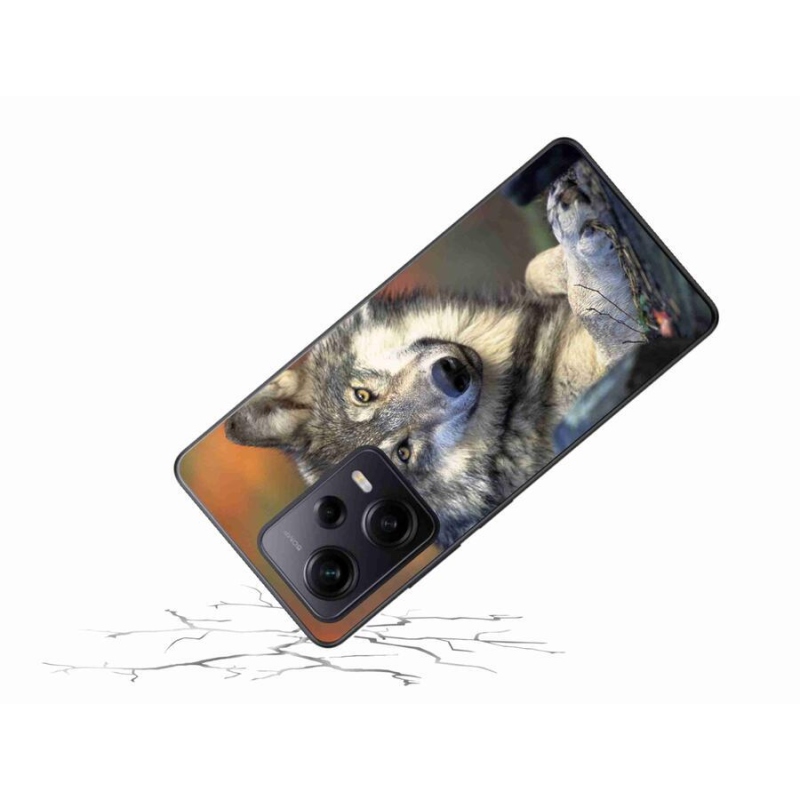 Gélový obal mmCase na Xiaomi Redmi Note 12 Pro+ 5G - vlk