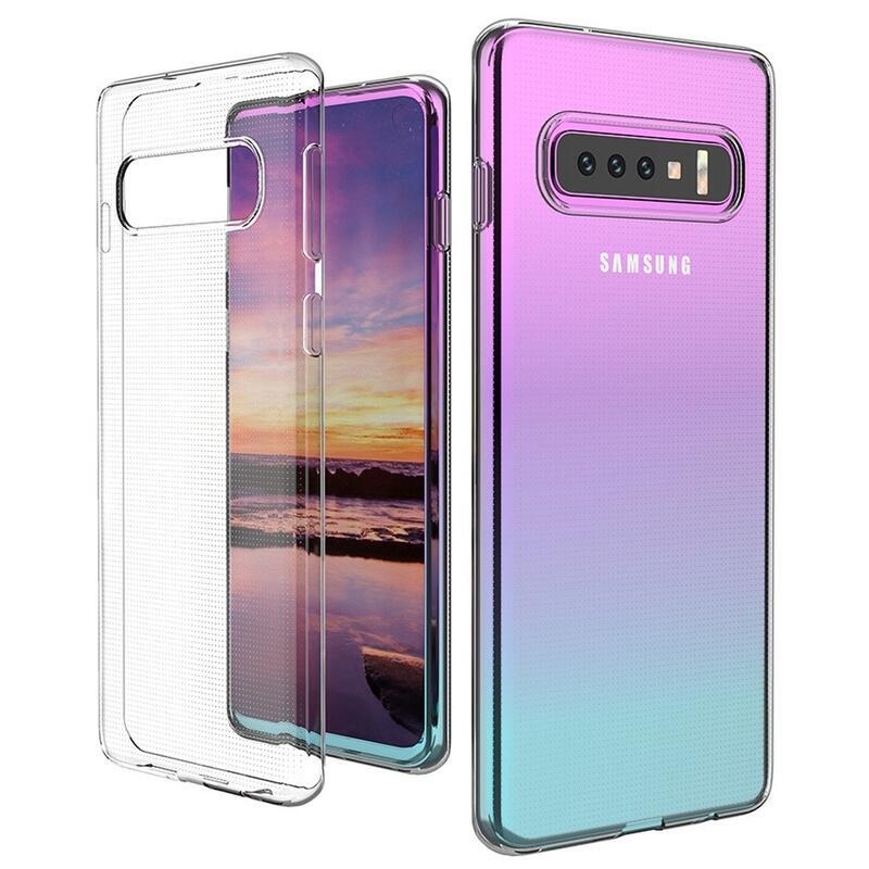 Gélový obal na mobil Samsung Galaxy S10 - priehľadný