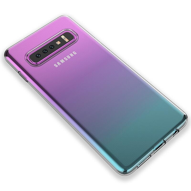 Gélový obal na mobil Samsung Galaxy S10 - priehľadný