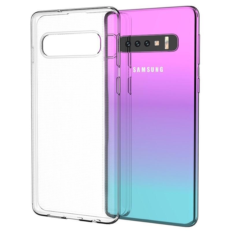 Gélový obal na mobil Samsung Galaxy S10 - priehľadný