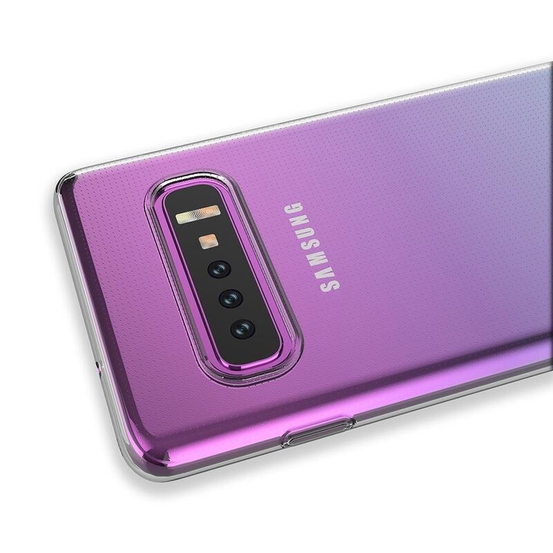 Gélový obal na mobil Samsung Galaxy S10 - priehľadný