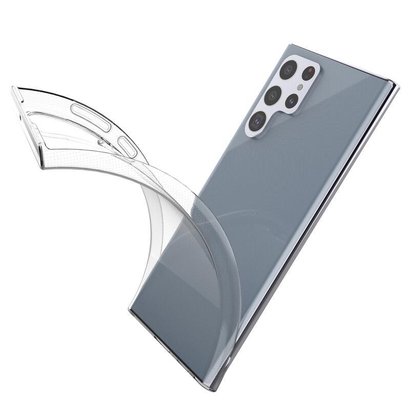 Gélový obal na mobil Samsung Galaxy S22 Ultra 5G - priehľadný