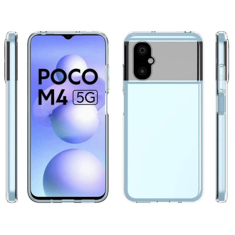 Gélový obal na mobil Xiaomi Poco M4 5G - priehľadný