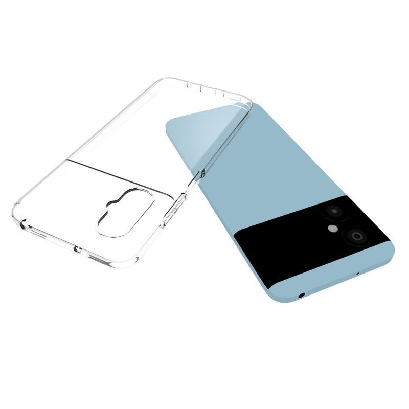 Gélový obal na mobil Xiaomi Poco M4 5G - priehľadný
