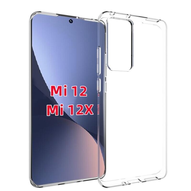 Gélový obal na mobilný telefón Xiaomi 12/12X - priehľadný