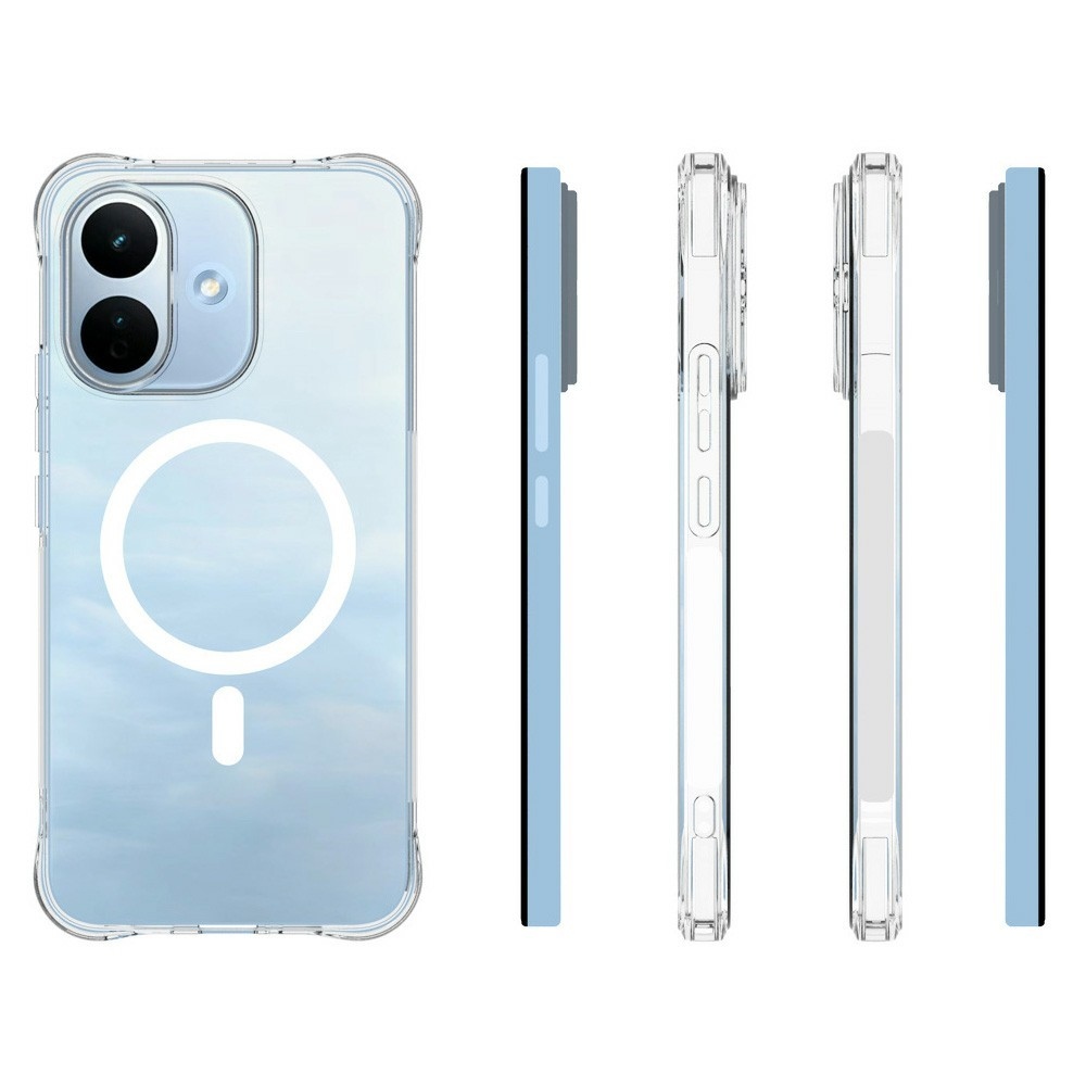 Gélový obal s MagSafe na Xiaomi Redmi Note 17 Pro 5G s vystuženými rohmi
