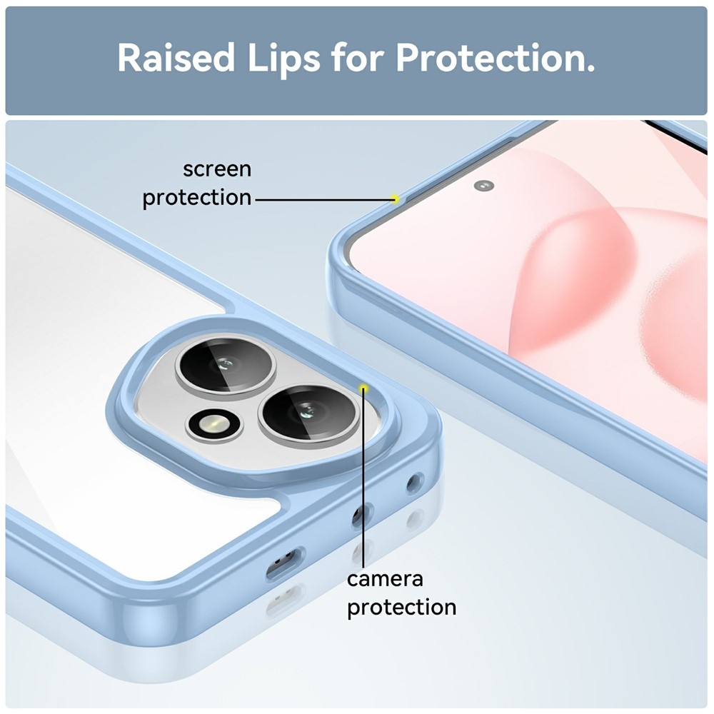 Gélový obal s pevným chrbtom na Honor 400 - modrý