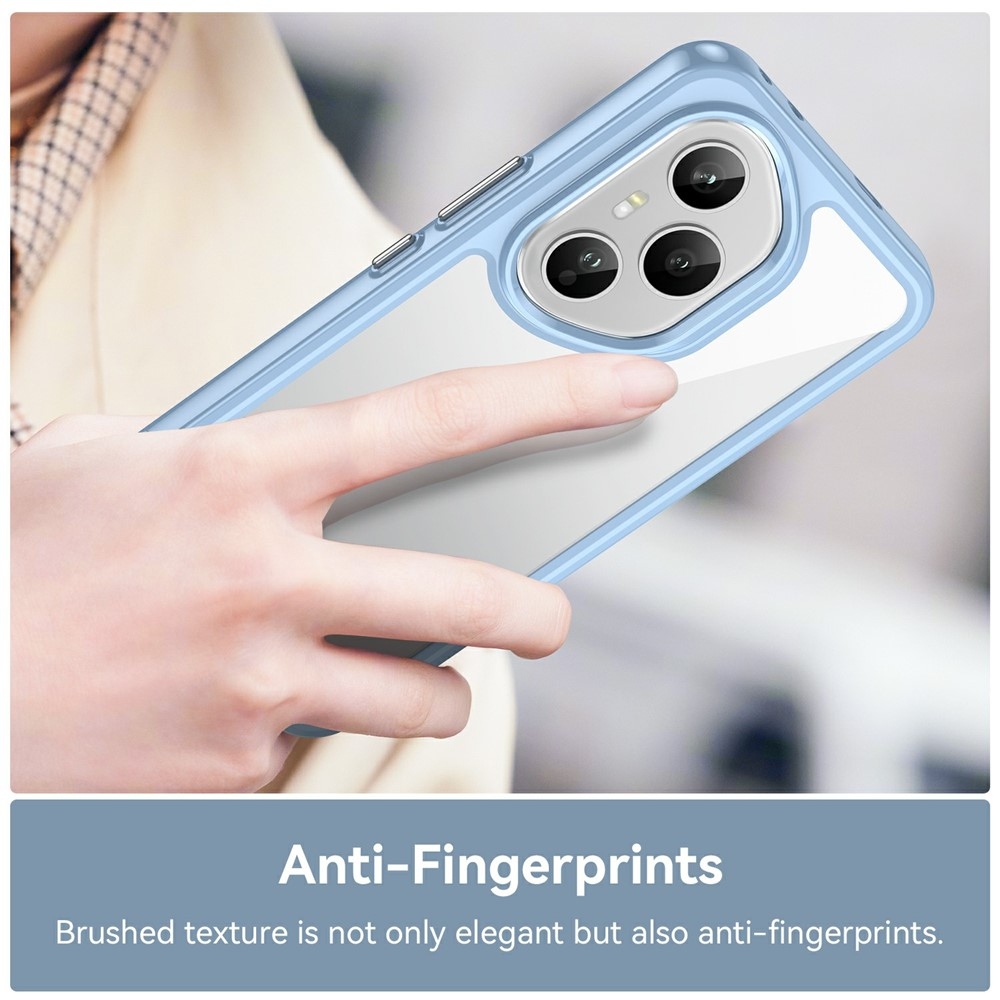 Gélový obal s pevným chrbtom na Honor 400 Pro - modrý