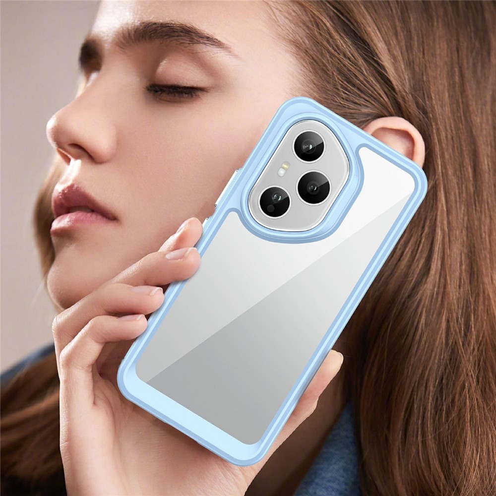 Gélový obal s pevným chrbtom na Honor 400 Pro - modrý