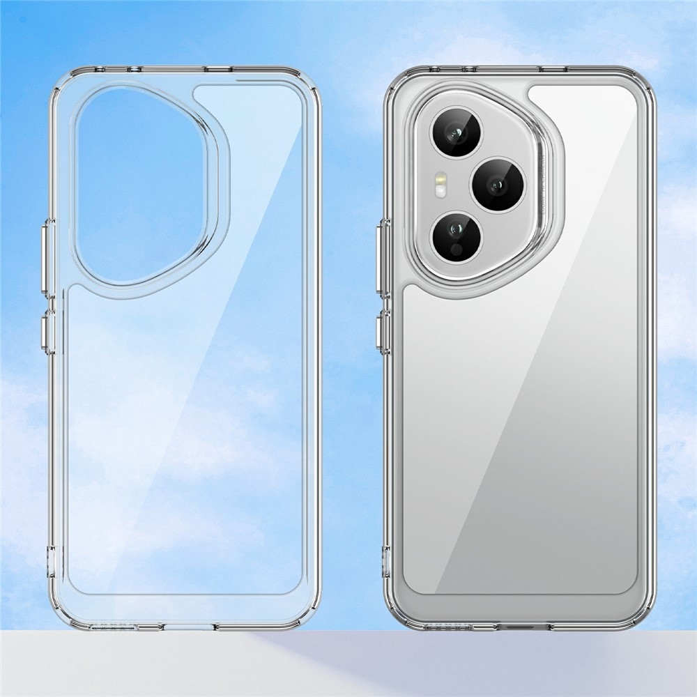 Gélový obal s pevným chrbtom na Honor 400 Pro - priehľadný