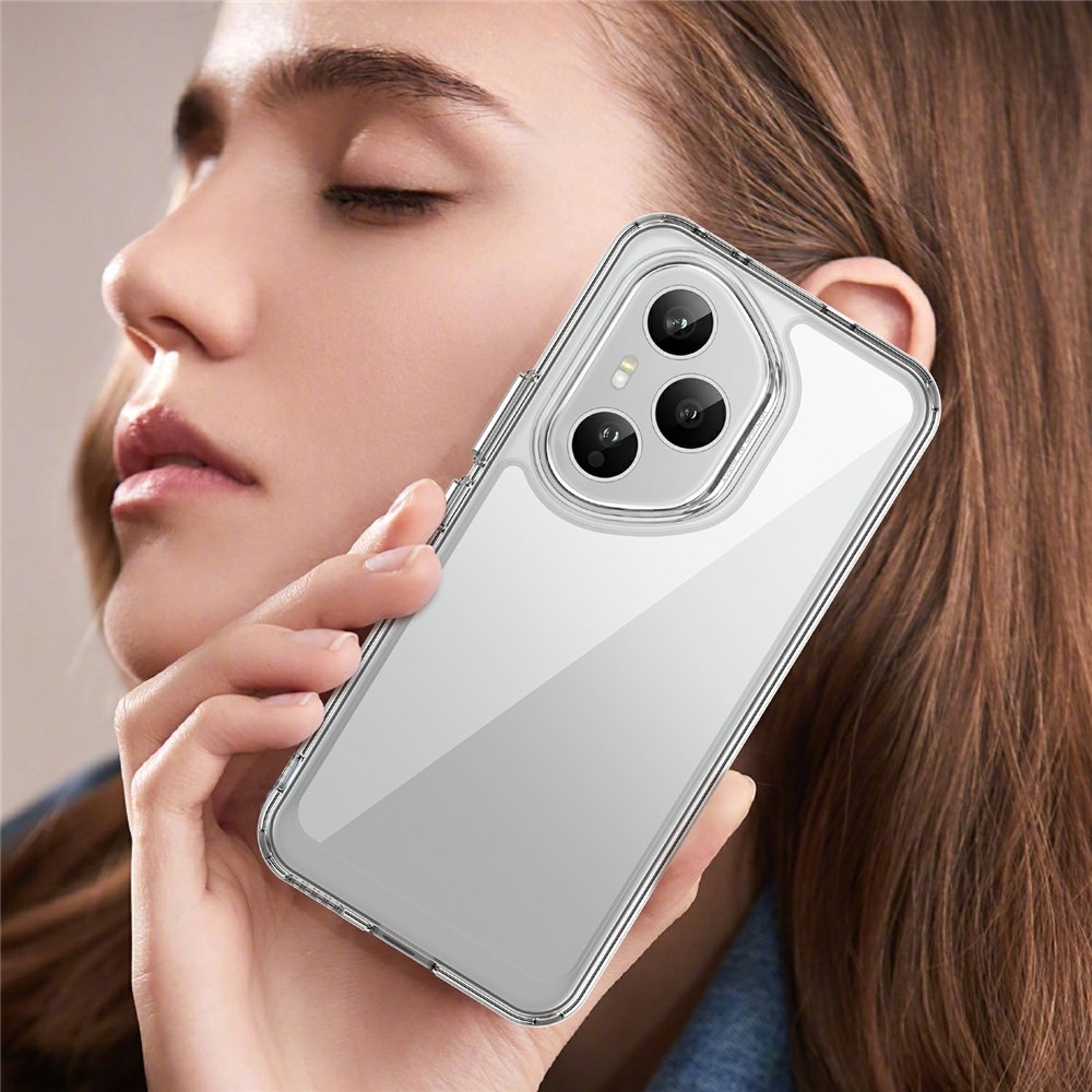 Gélový obal s pevným chrbtom na Honor 400 Pro - priehľadný