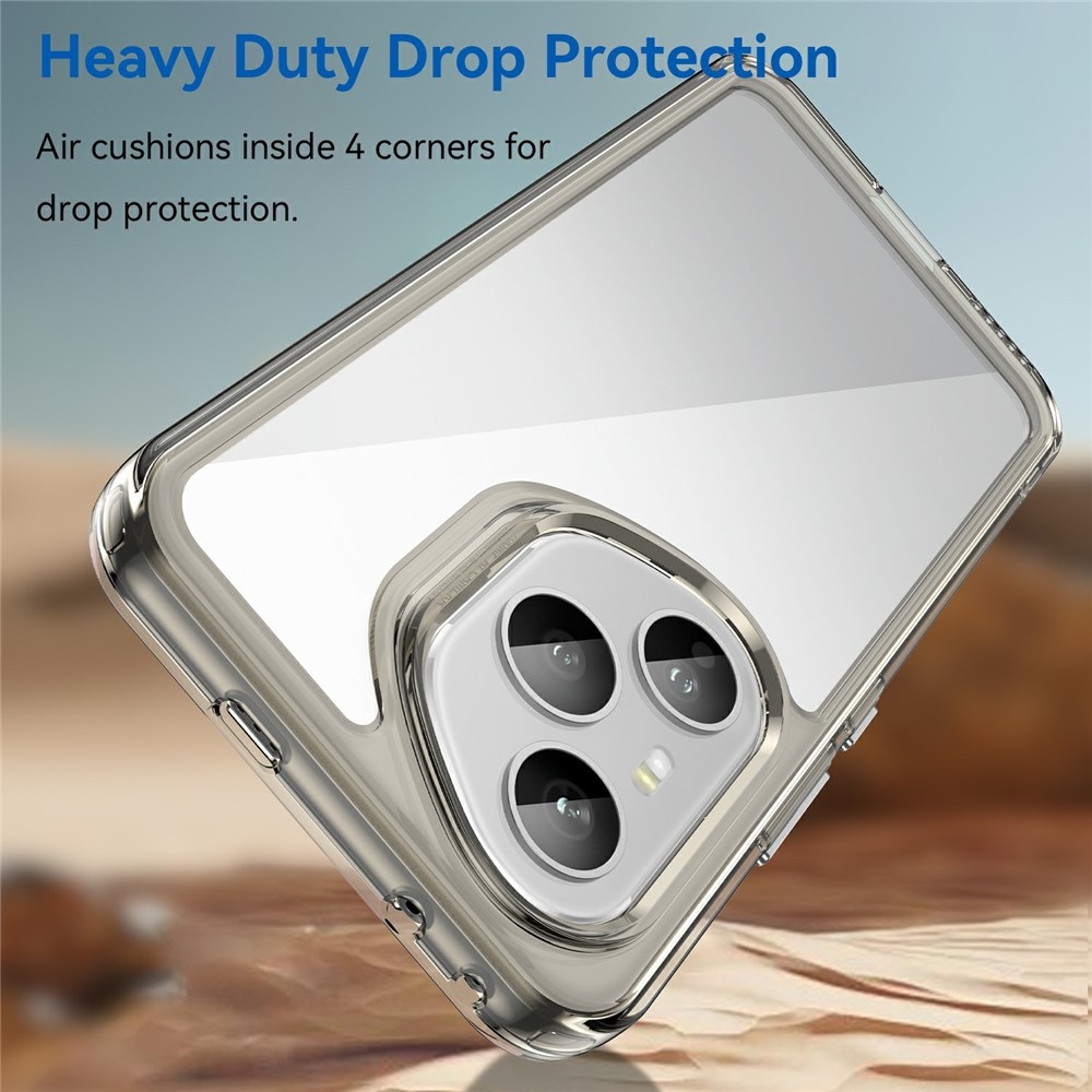 Gélový obal s pevným chrbtom na Honor 400 Pro - šedý