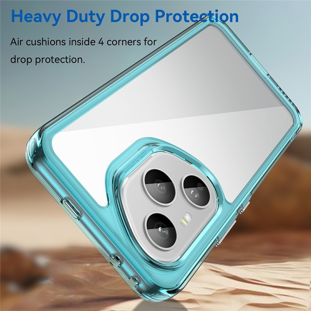 Gélový obal s pevným chrbtom na Honor 400 Pro - svetlomodrý