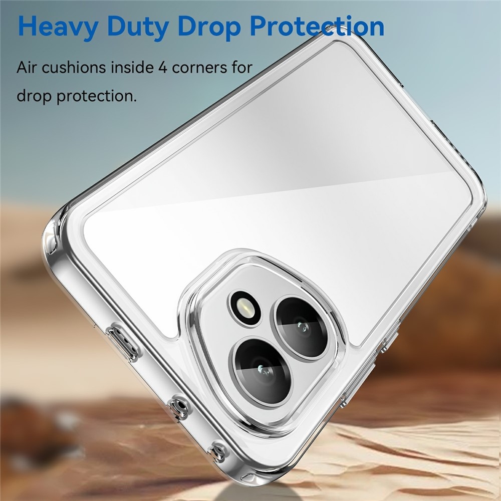 Gélový obal s pevným chrbtom na Honor 400 - priehľadný