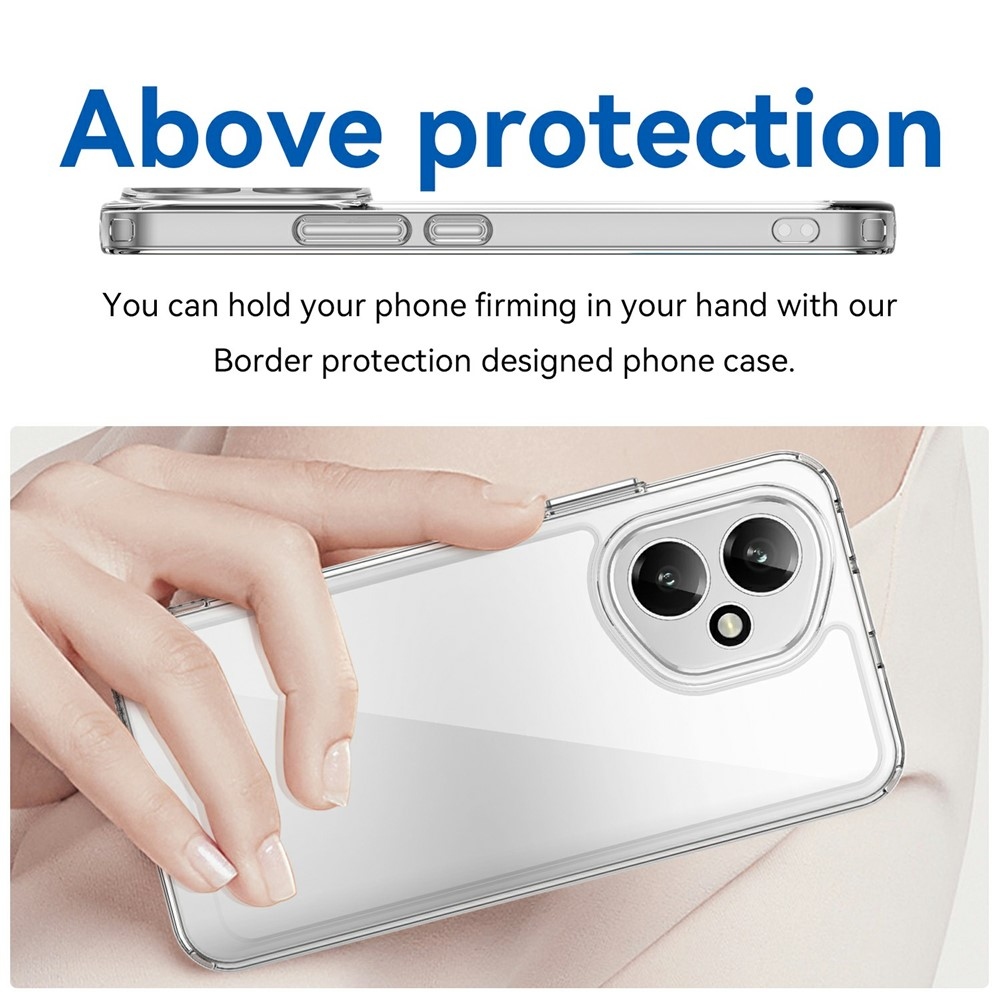 Gélový obal s pevným chrbtom na Honor 400 - priehľadný