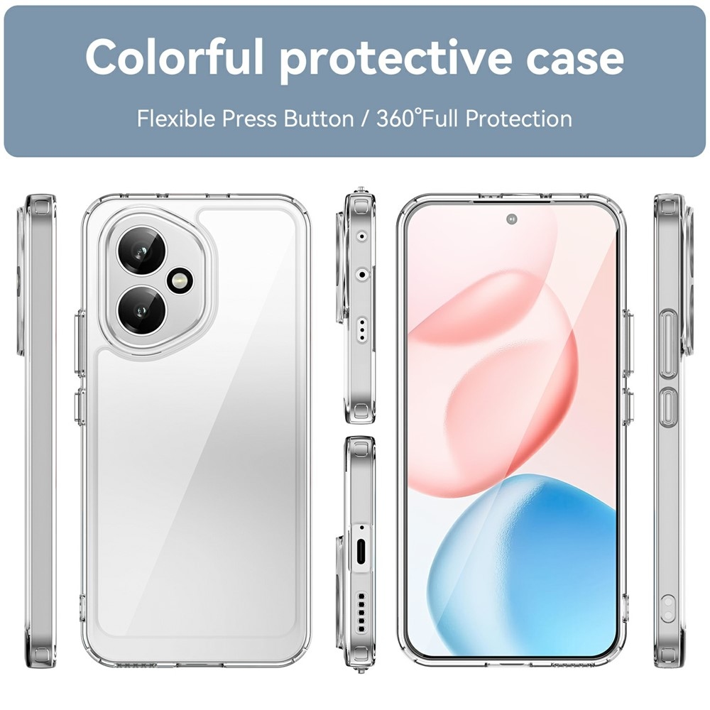 Gélový obal s pevným chrbtom na Honor 400 - priehľadný