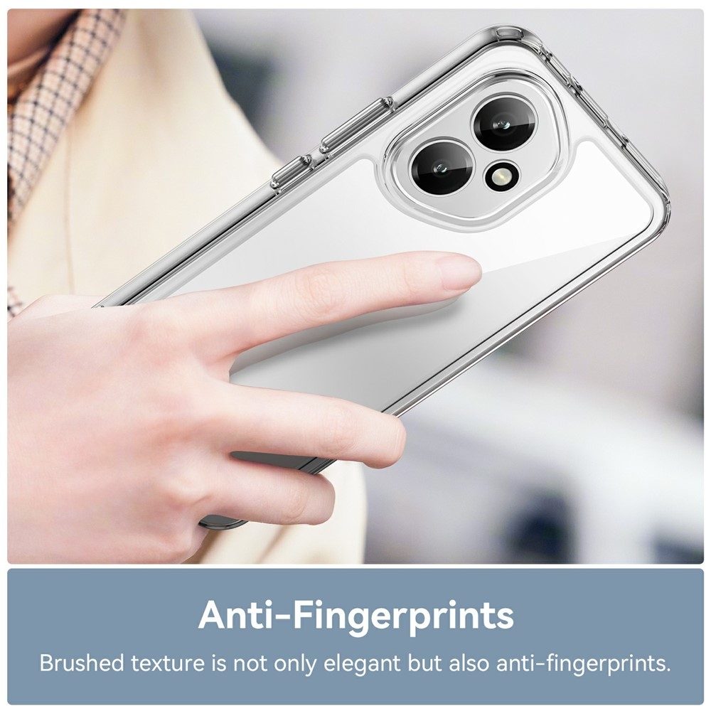 Gélový obal s pevným chrbtom na Honor 400 - priehľadný