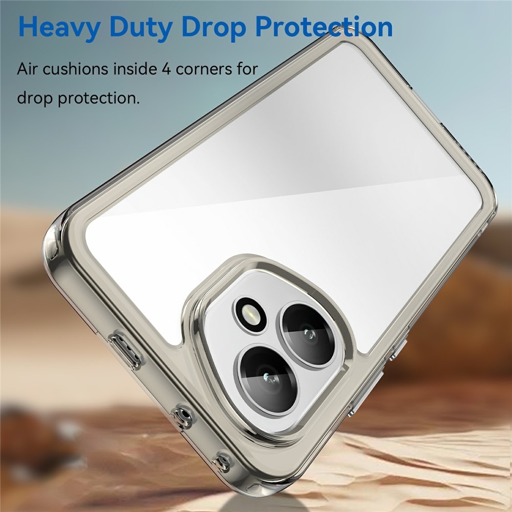 Gélový obal s pevným chrbtom na Honor 400 - šedý