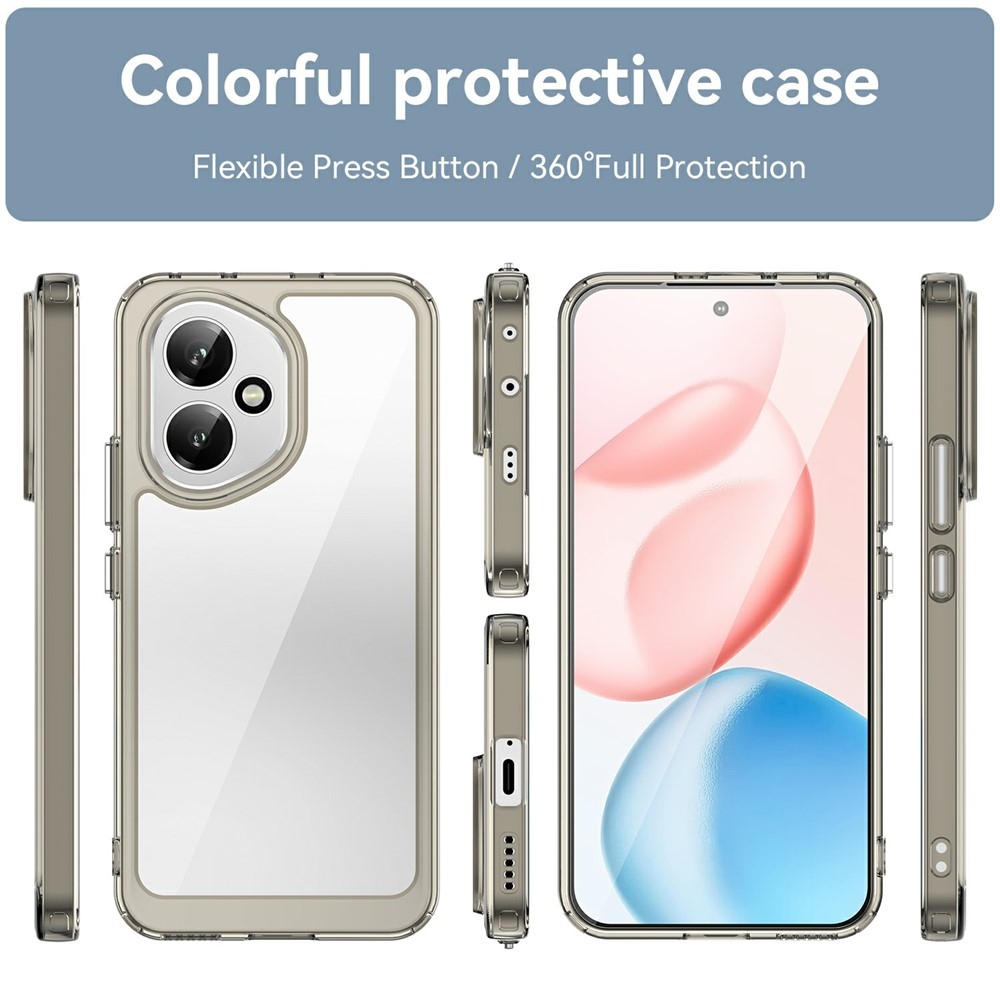 Gélový obal s pevným chrbtom na Honor 400 - šedý