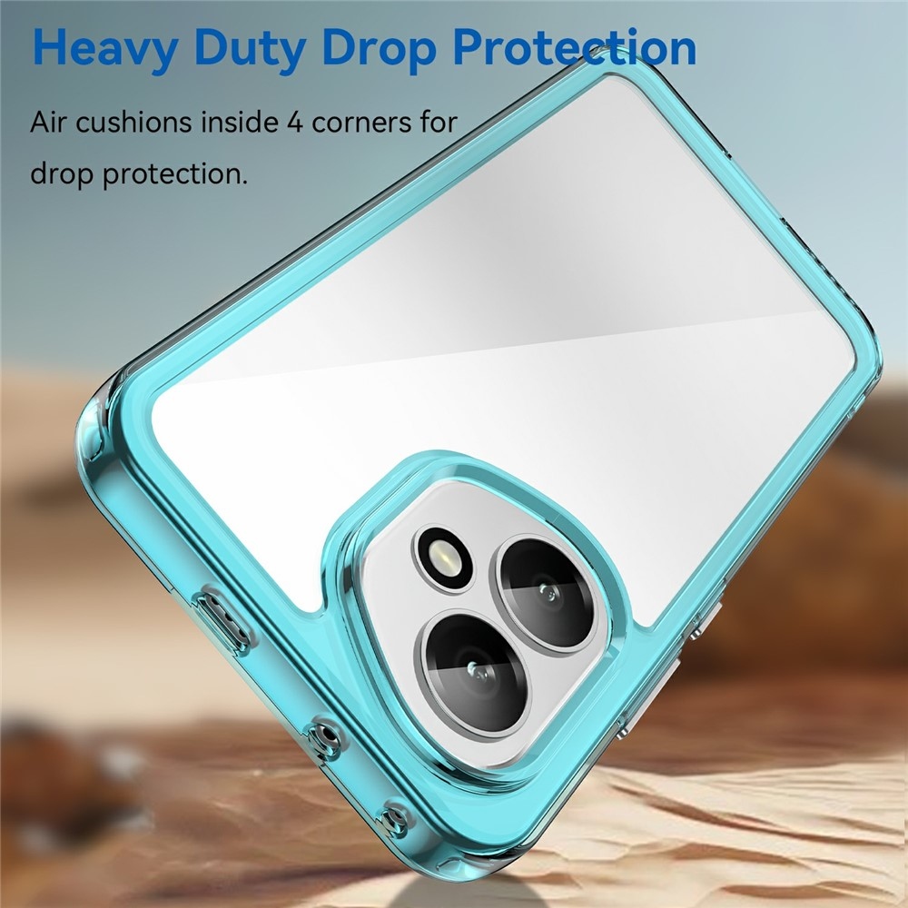 Gélový obal s pevným chrbtom na Honor 400 - svetlomodrý