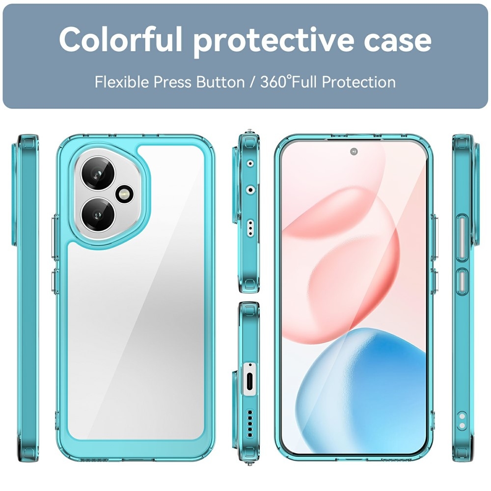 Gélový obal s pevným chrbtom na Honor 400 - svetlomodrý