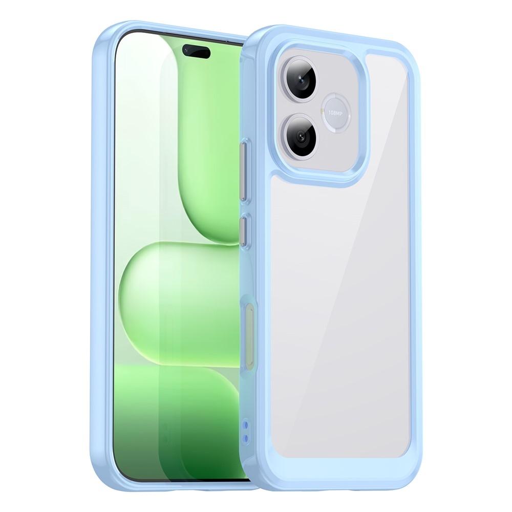 Gélový obal s pevným chrbtom na Honor 600 Lite 5G - modrý