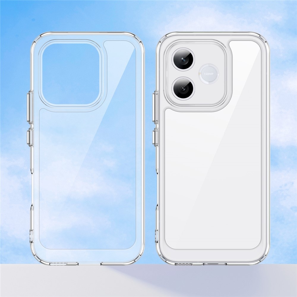 Gélový obal s pevným chrbtom na Honor 600 Lite 5G - priehľadný
