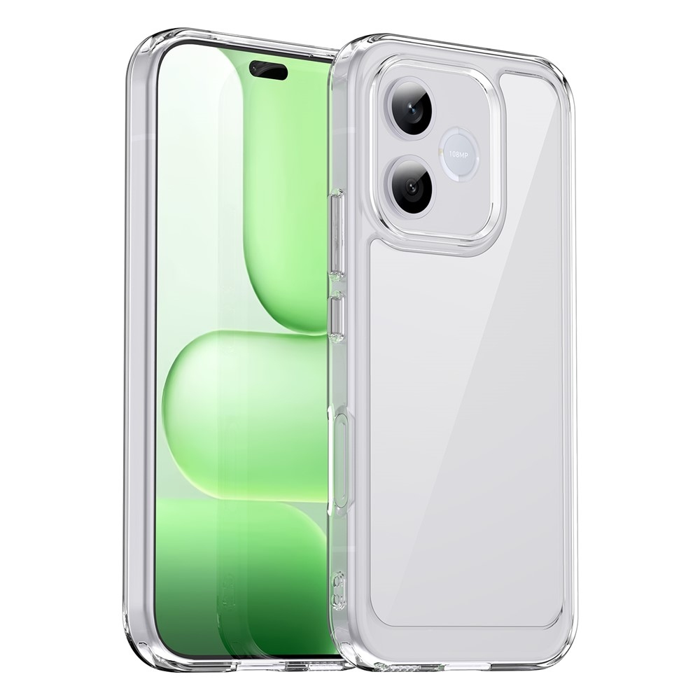 Gélový obal s pevným chrbtom na Honor 600 Lite 5G - priehľadný