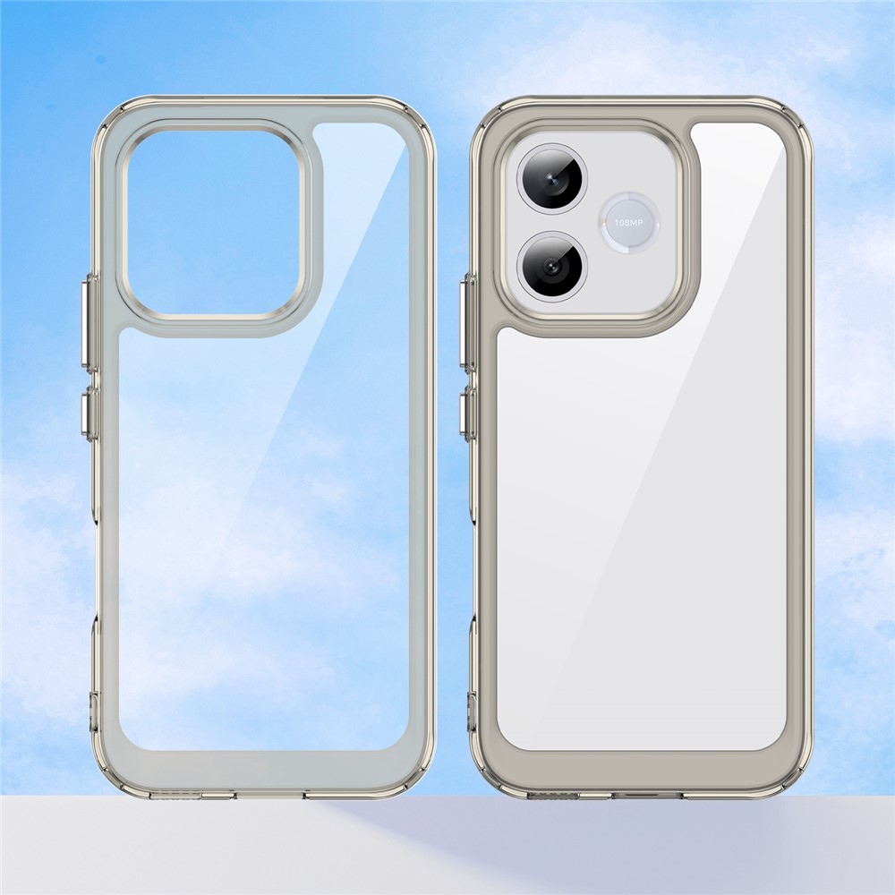 Gélový obal s pevným chrbtom na Honor 600 Lite 5G - šedý