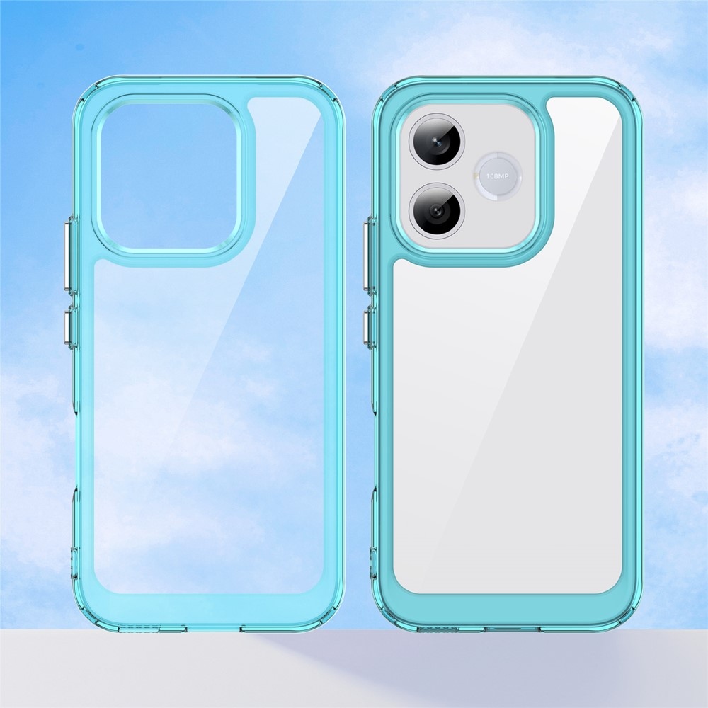 Gélový obal s pevným chrbtom na Honor 600 Lite 5G - svetlomodrý