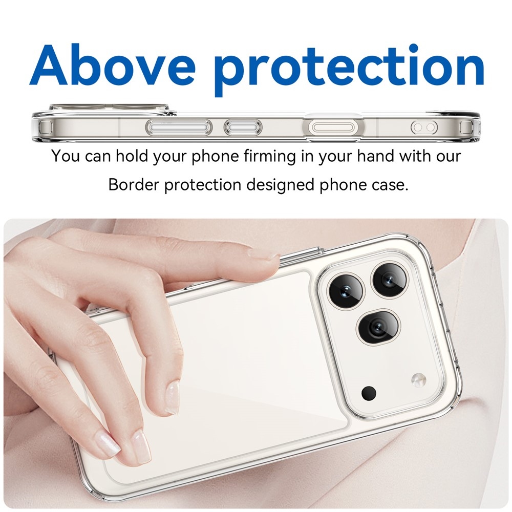 Gélový obal s pevným chrbtom na Honor 600 Pro 5G/Honor 600 5G - priehľadný