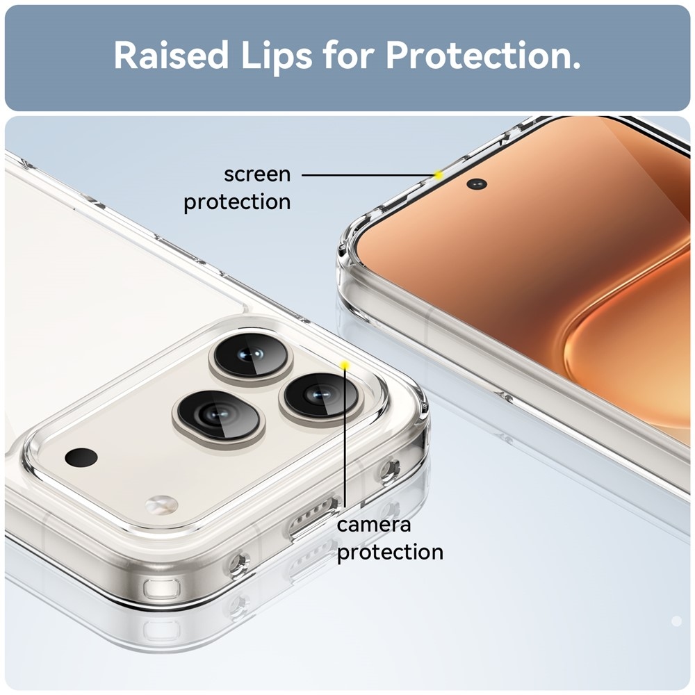 Gélový obal s pevným chrbtom na Honor 600 Pro 5G/Honor 600 5G - priehľadný