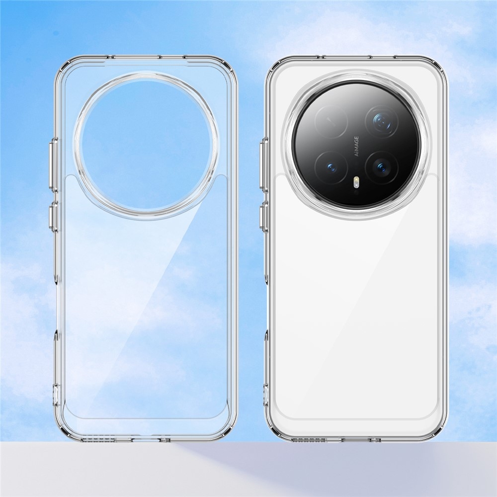 Gélový obal s pevným chrbtom na Honor Magic 8 Pro 5G - priehľadný