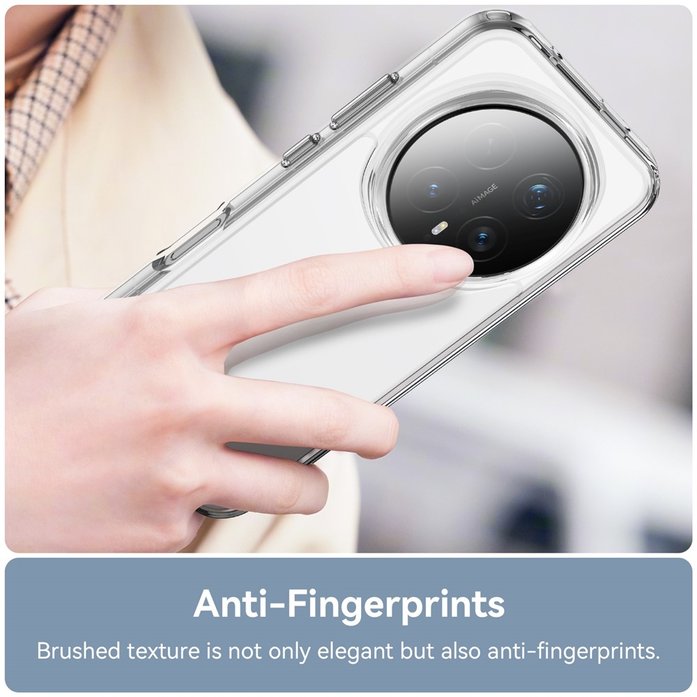 Gélový obal s pevným chrbtom na Honor Magic 8 Pro 5G - priehľadný