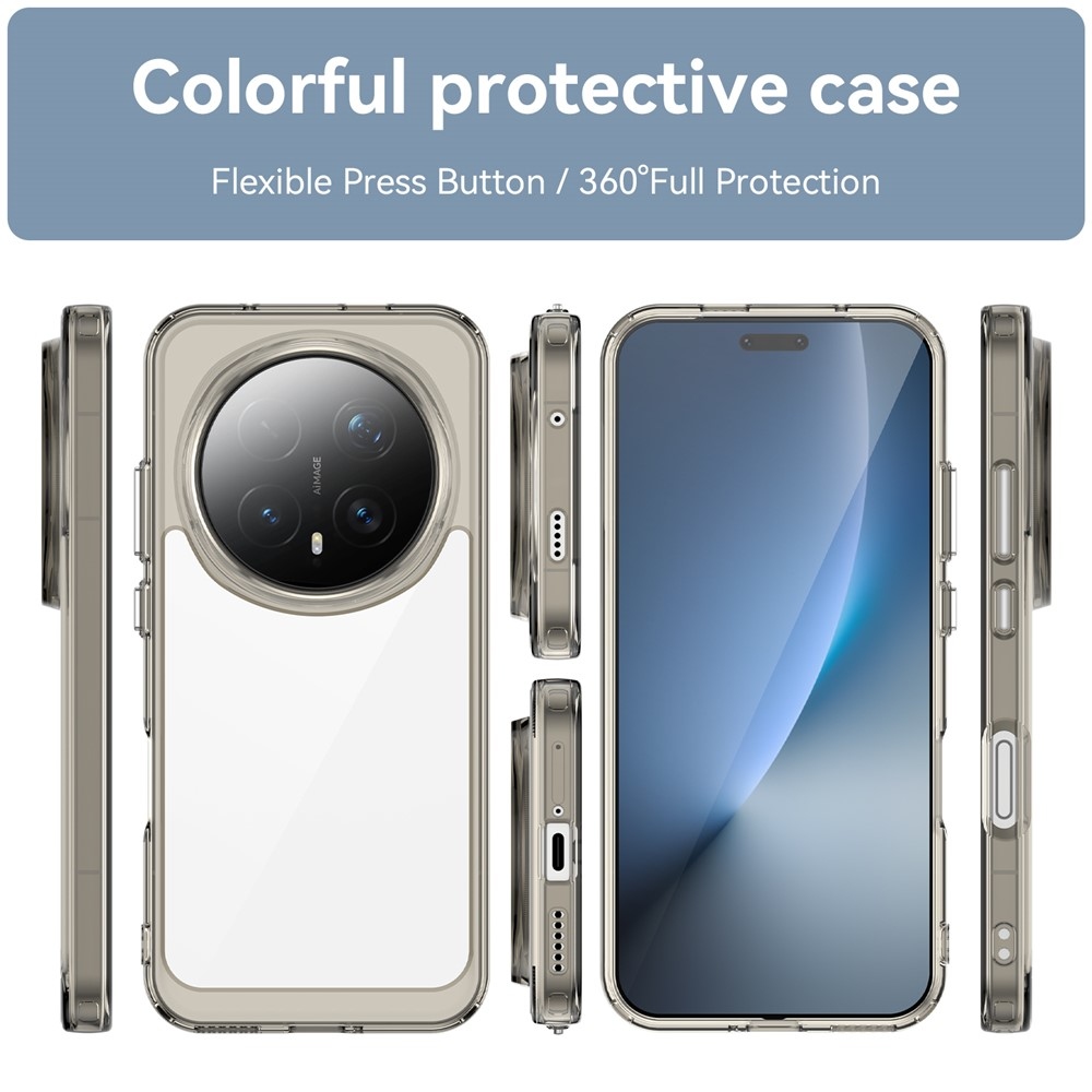 Gélový obal s pevným chrbtom na Honor Magic 8 Pro 5G - šedý