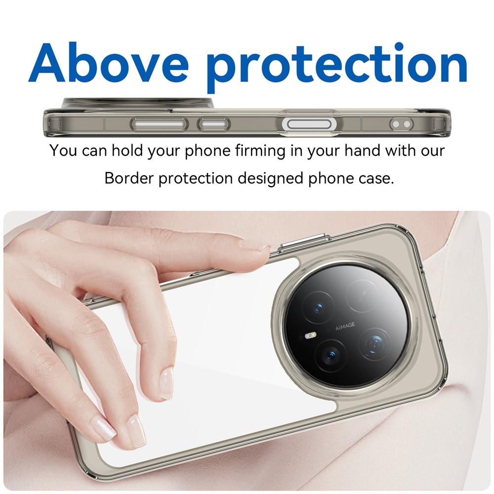 Gélový obal s pevným chrbtom na Honor Magic 8 Pro 5G - šedý