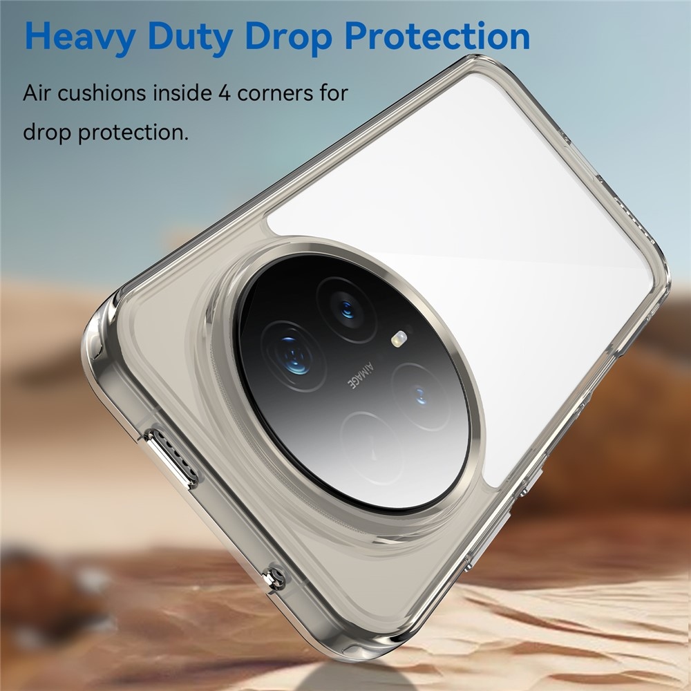 Gélový obal s pevným chrbtom na Honor Magic 8 Pro 5G - šedý