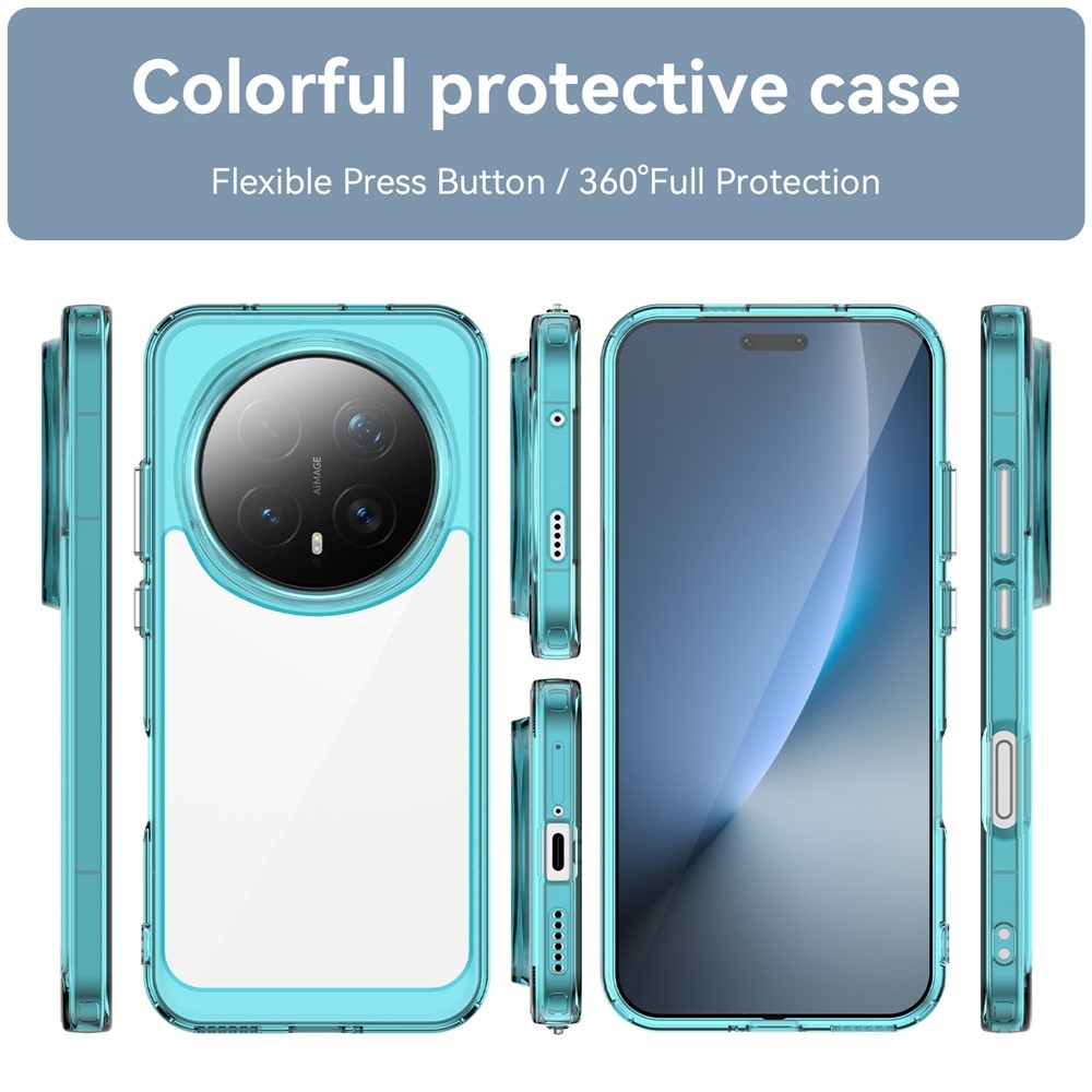 Gélový obal s pevným chrbtom na Honor Magic 8 Pro 5G - svetlomodrý